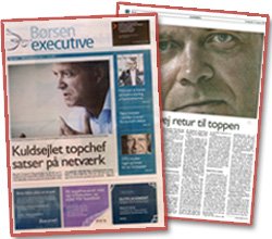 Børsen exexutive d. 14 august 2009, hvor Pia Lykke har et portrætinterview med Henrik Enegaard Skaanderup om hans ledighed og jobsøgning med 114 netværkssamtaler på det tidspunkt.